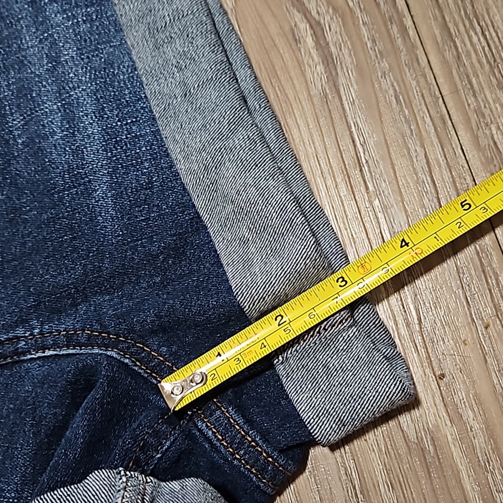 true craft Denim Mid-Rise Shorty Stretch Blue Jean Shorts 3" Inseam Women's 10 - Picture 16 of 16